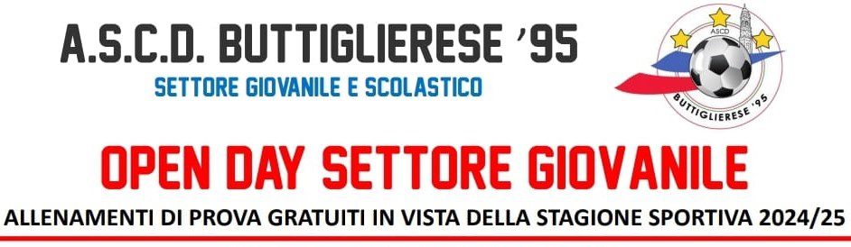 OPEN DAY SETTORE GIOVANILE GIUGNO 2024