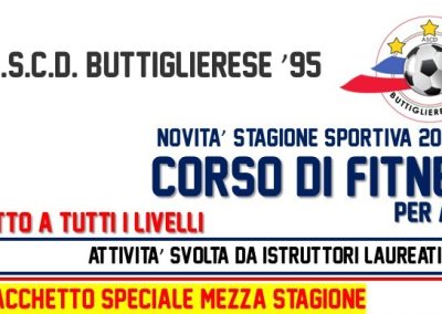 CORSO DI FITNESS: PACCHETTO SPECIALE MEZZA STAGIONE