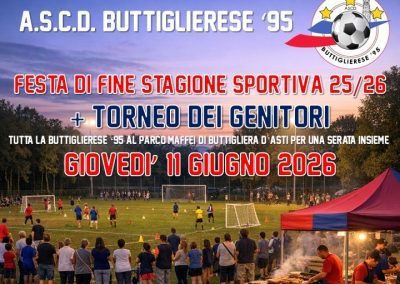 FESTA DI FINE STAGIONE SPORTIVA 2025/26 + TORNEO DEI GENITORI