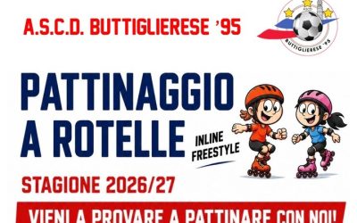 STAGIONE SPORTIVA 2026/27: PATTINAGGIO A ROTELLE