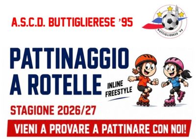 STAGIONE SPORTIVA 2026/27: PATTINAGGIO A ROTELLE